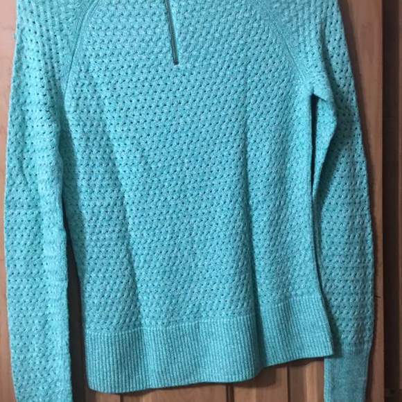 American Eagle Light Teal Sweater NWT - Picture 4 of 5